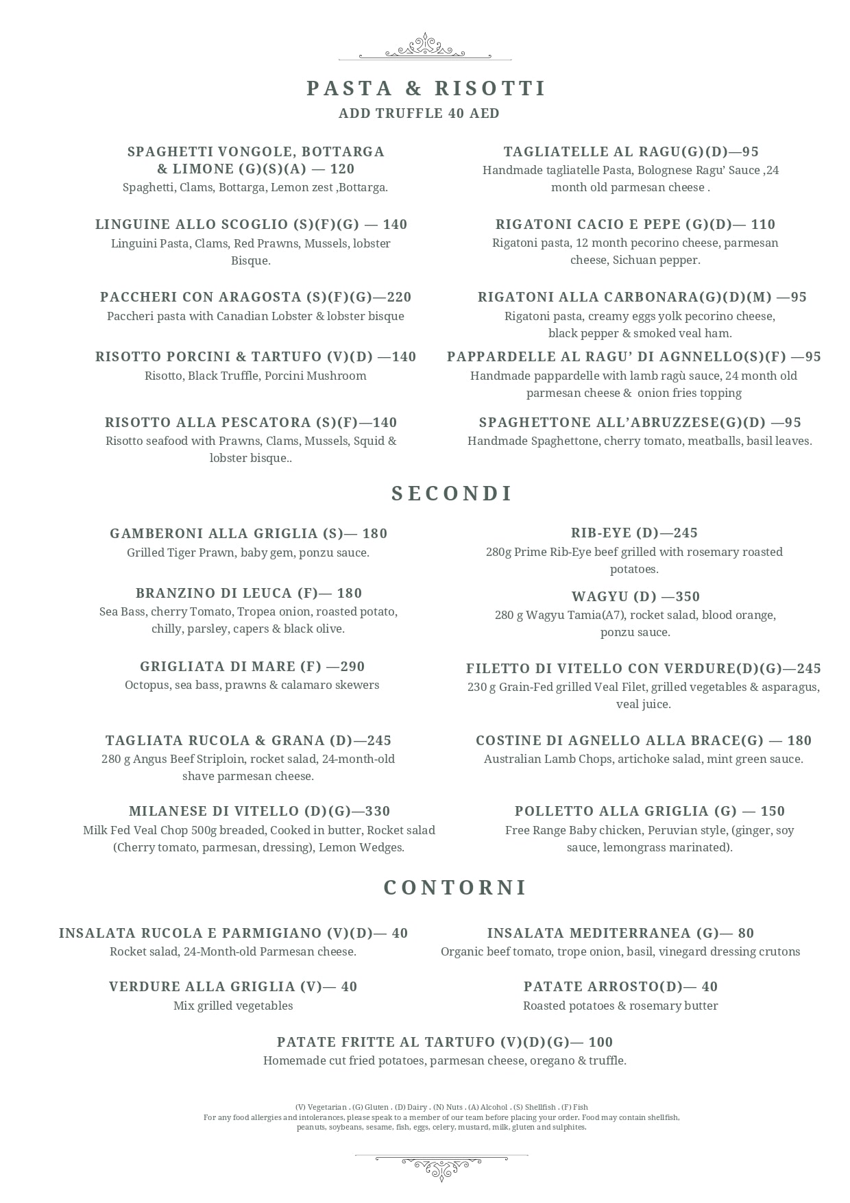 Best Italian Menu in DUBAI Happy Hour Italian Restaurent Dubai